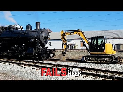 Train Vs Bulldozer! Fails of the Week
