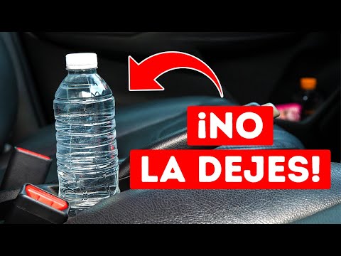 Si dejaste una botella de plástico en el auto, no bebas de ella