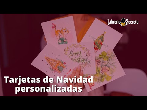 Tarjetas de regalos personalizados para vender en Navidad