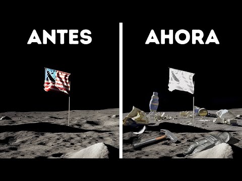 Todas las banderas de la Luna ahora son completamente blancas, pero ¿por qué?