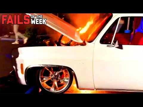 Truck Catches Fire 🔥| Fails of the Week!